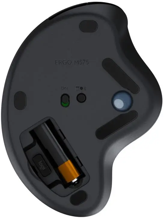 Миша Logitech M575 ERGO трекбол Bluetooth (Graphite) 910-005872 - фото - №3