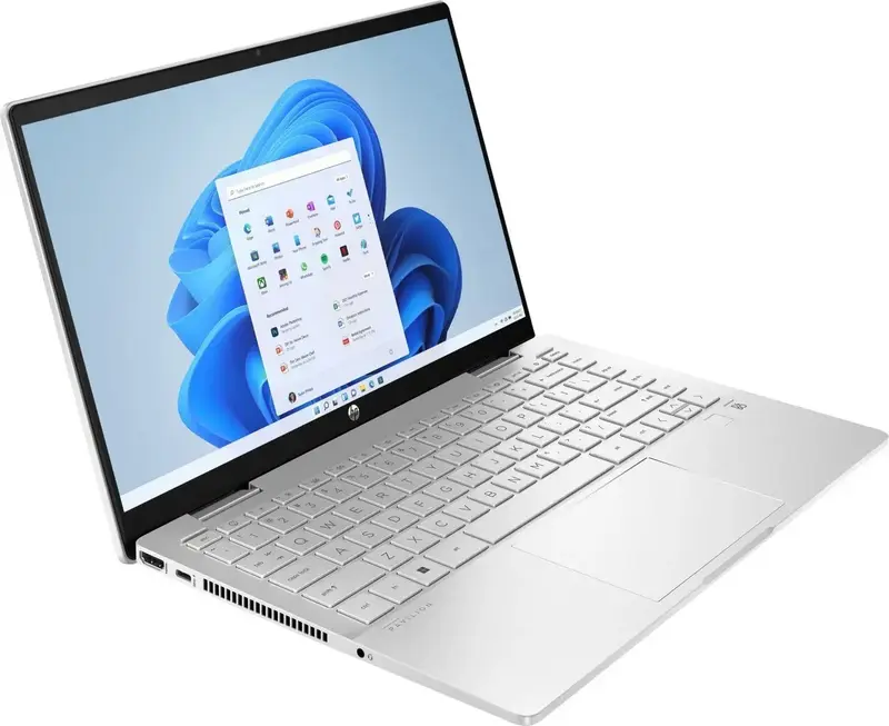 Ноутбук HP Pavilion x360 2-in-1 14-ek1003ua Natural Silver (826T1EA) - фото - №1