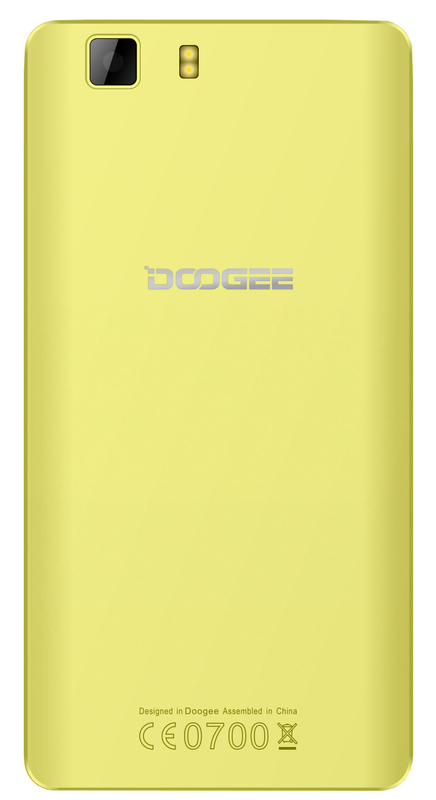Сменная задняя панель Doogee X5 (желтая) фото