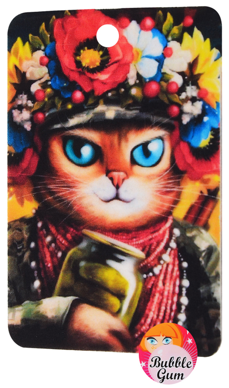 Ароматизатор Military Cat (жуйка) - фото - №0