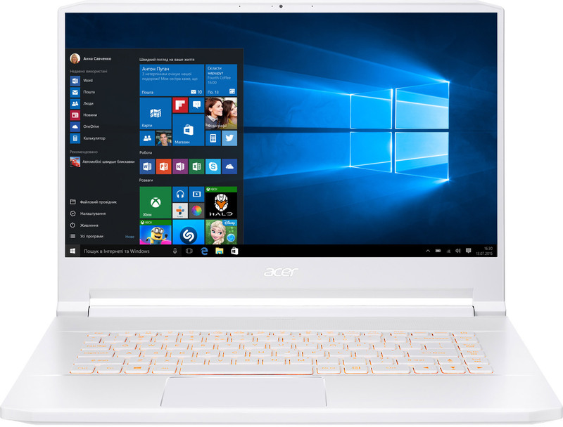 Ноутбук Acer ConceptD 7 CN715-71-780L White (NX.C4KEU.019) фото