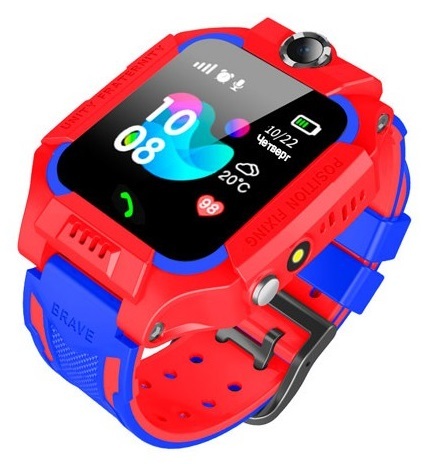 Детские часы-телефон с GPS трекером GOGPS K24 (Red) фото