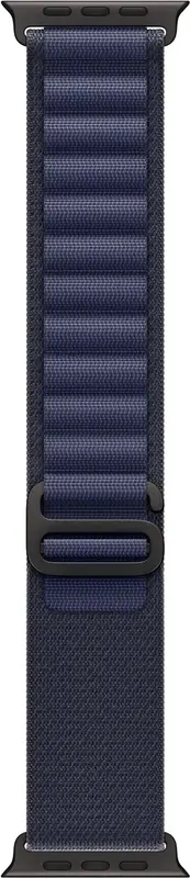 Ремінець для годинника Apple Watch 49/46/45/44mm Navy Alpine Loop - Medium - Black Titanium Finish - фото - №0