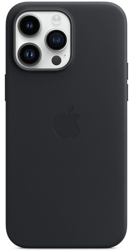 Чохол Apple Leather Case with MagSafe (Midnight) MPPM3ZE/A для iPhone 14 Pro Max - фото - №2
