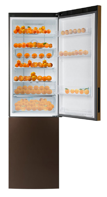 Двокамерний холодильник Haier C2F737CLBG фото