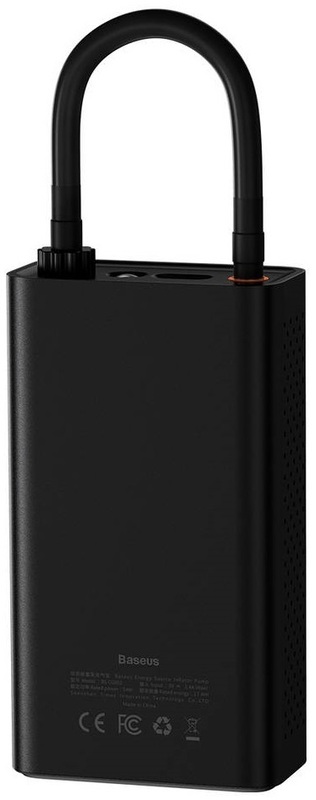 Автомобільний насос Baseus Energy Source Inflator Pump (Black) фото