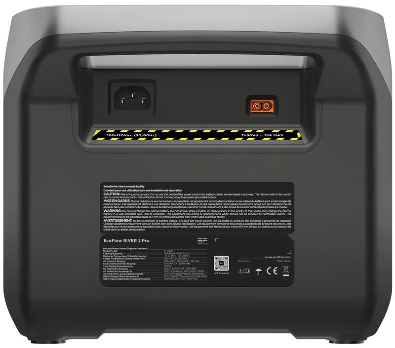 Зарядна станцiя EcoFlow RIVER 2 PRO (768 Вт*г/800 Вт) Швейцарська версія - фото - №2