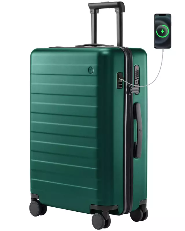 Чемодан Xiaomi Ninetygo Rhine PRO plus Luggage 20" Green фото