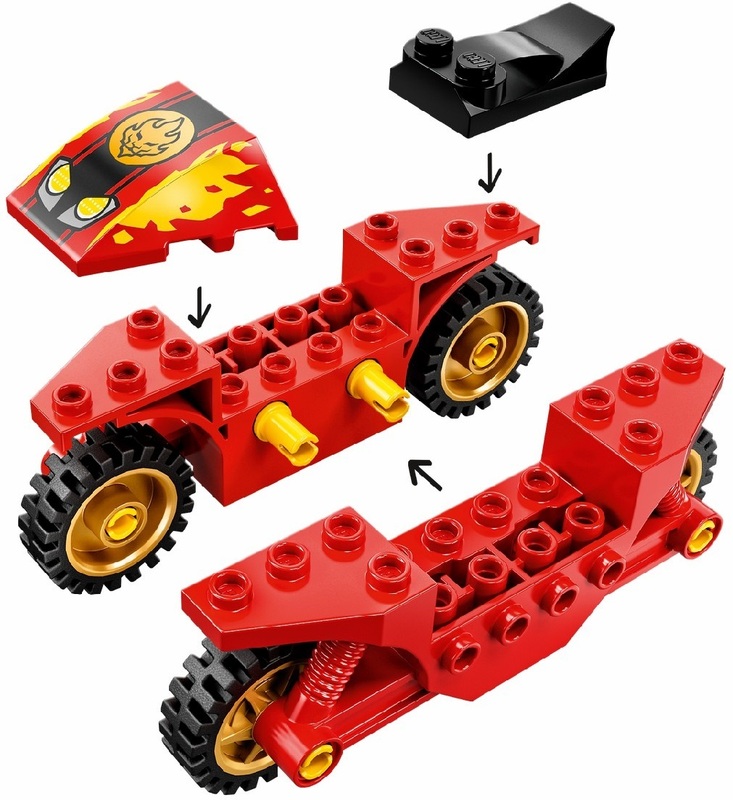 Конструктор LEGO Ninjago Мотоцикл Кая 71734 фото