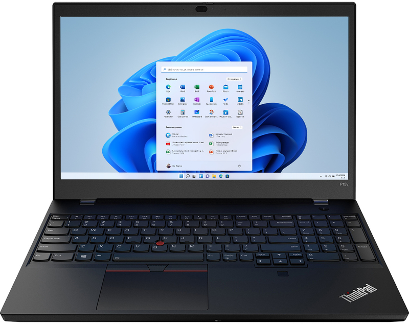 Ноутбук Lenovo ThinkPad P15v Gen 3 Black (21EM0019RA) фото