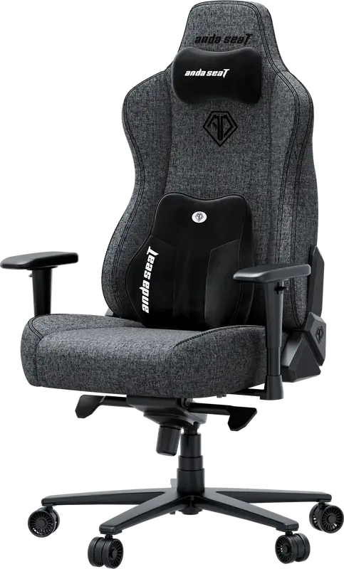 Крісло ігрове Anda Seat Novis Plus Fabric Dark Grey Size XL - фото - №4