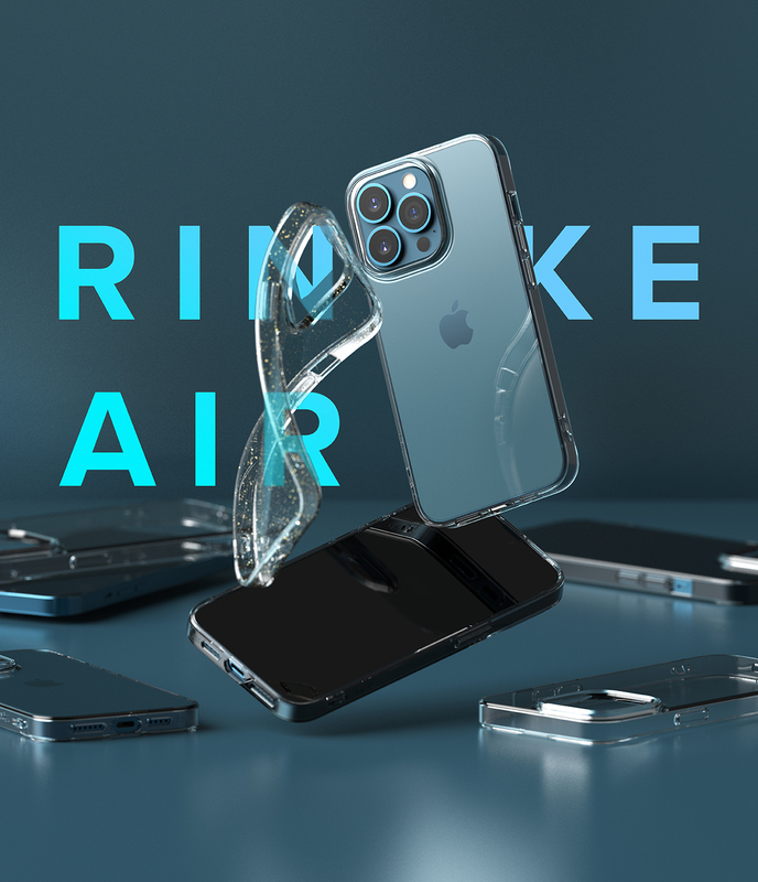 Чохол Ringke AIR iPhone 13 Pro Max (Glitter Clear) A554E77 - фото - №4