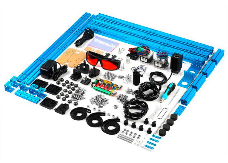 Робот Makeblock LaserBot (Blue) 90105 - фото - №11