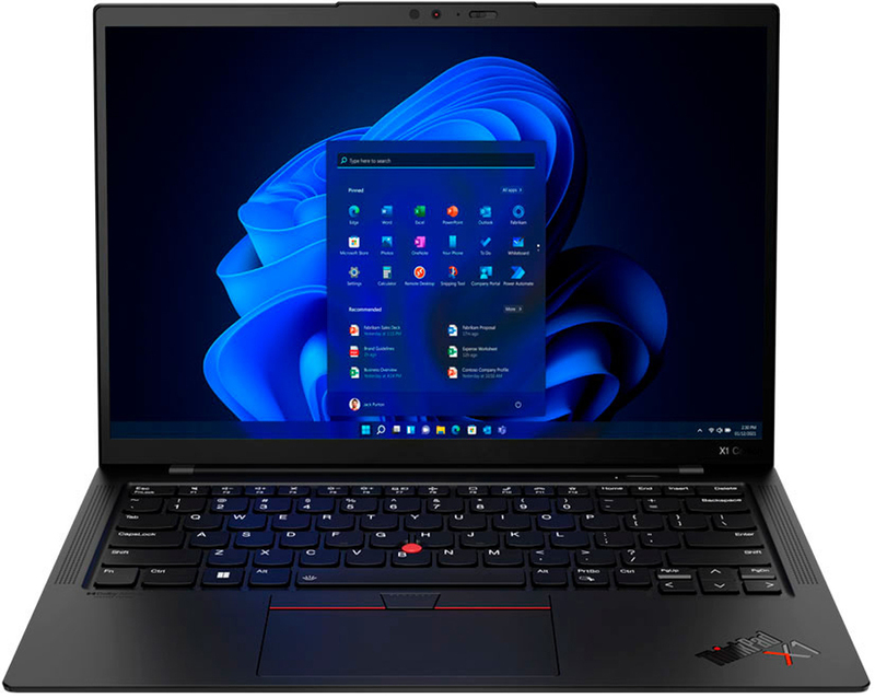 Ноутбук Lenovo ThinkPad X1 Carbon Gen 10 Black (21CB007ARA) фото