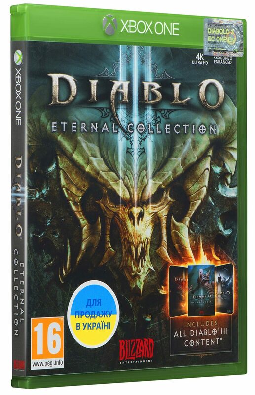 Диск Diablo III Eternal Collection (Blu-ray, English version) для Xbox One (88218EN) фото