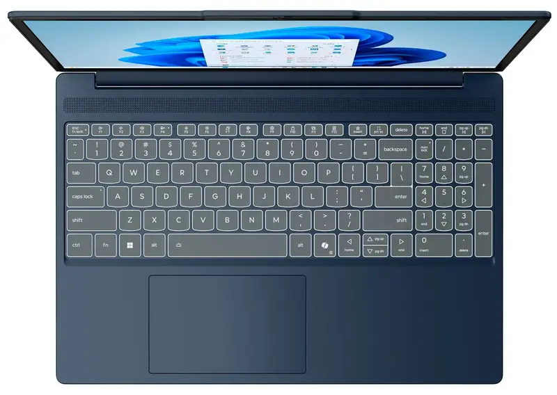 Ноутбук Lenovo IdeaPad Slim 3 15IRH10 Cosmic Blue (83K100J8RA) - фото - №4