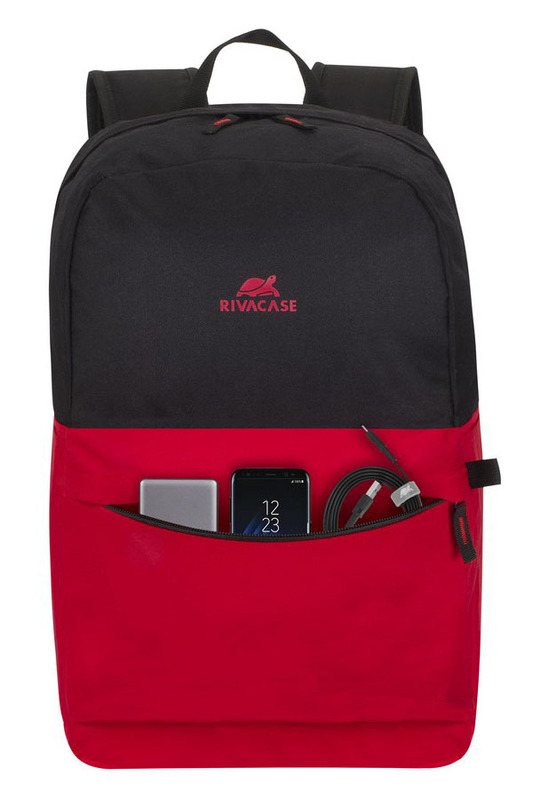 Рюкзак RivaCase для ноутбука 15.6" (Black/pure red) 5560 - фото - №15