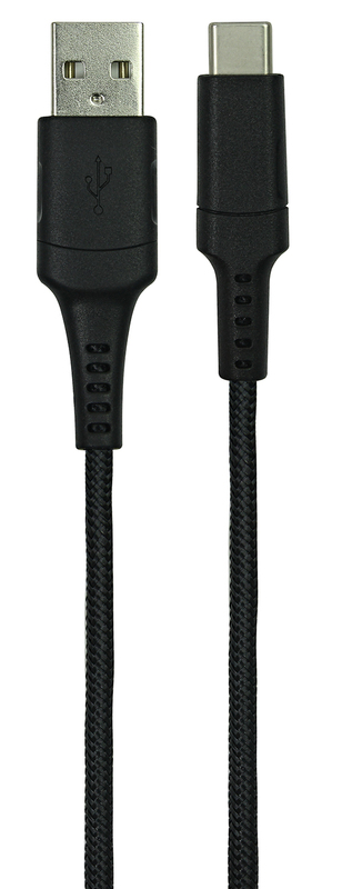 Кабель USB - USB-C BlackBox 1.2m плетеный (Black) UDC3028 фото