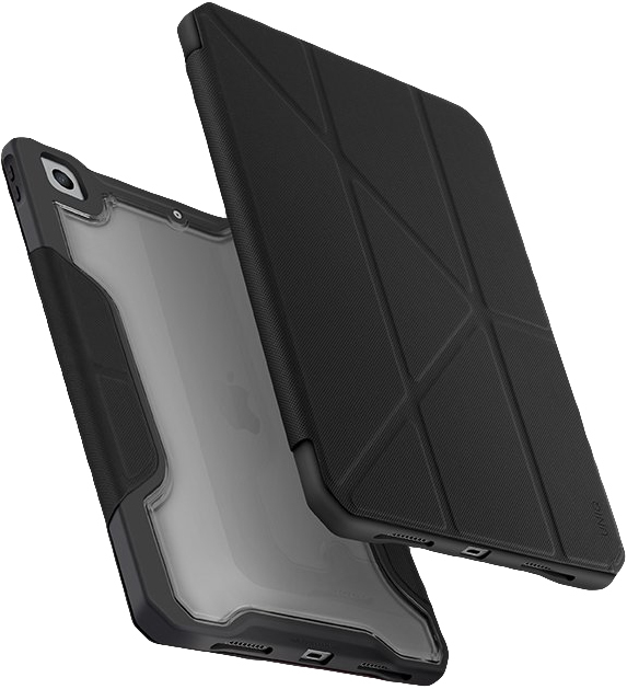Чехол Uniq Trexa New для iPad 10.2 Antimicrobial - Ebony (Black) фото