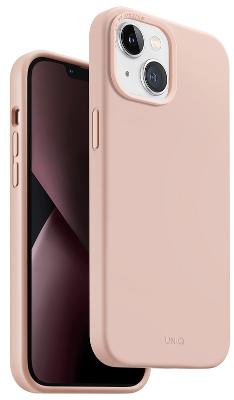Чохол для iPhone 14 Uniq Magclick Charging Lino Hue Blush (Pink) фото