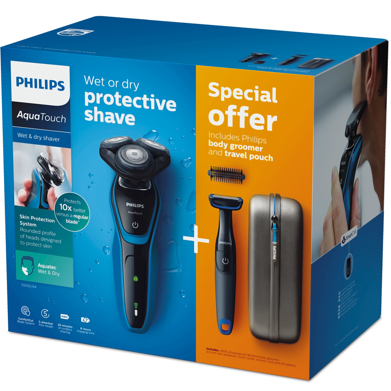 Електробритва Philips AquaTouch S5050/64 фото