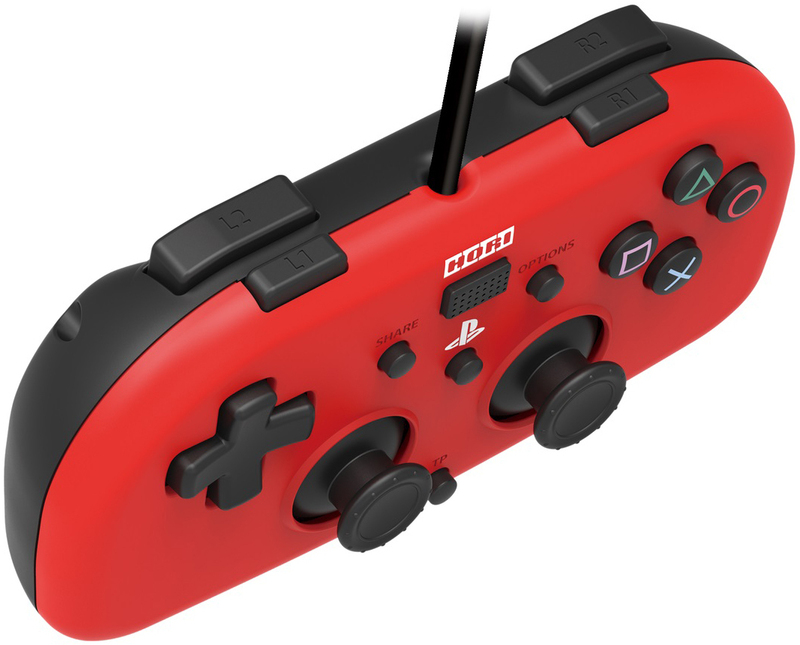 Геймпад дротовий Mini Gamepad для PS4 (Red) 4961818028418 фото