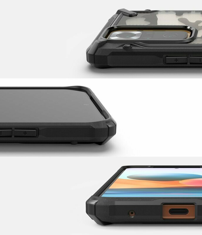 Чохол Ringke Fusion X Design (Camo Black) для Xiaomi Redmi Note 10 Pro XDXI0023 фото