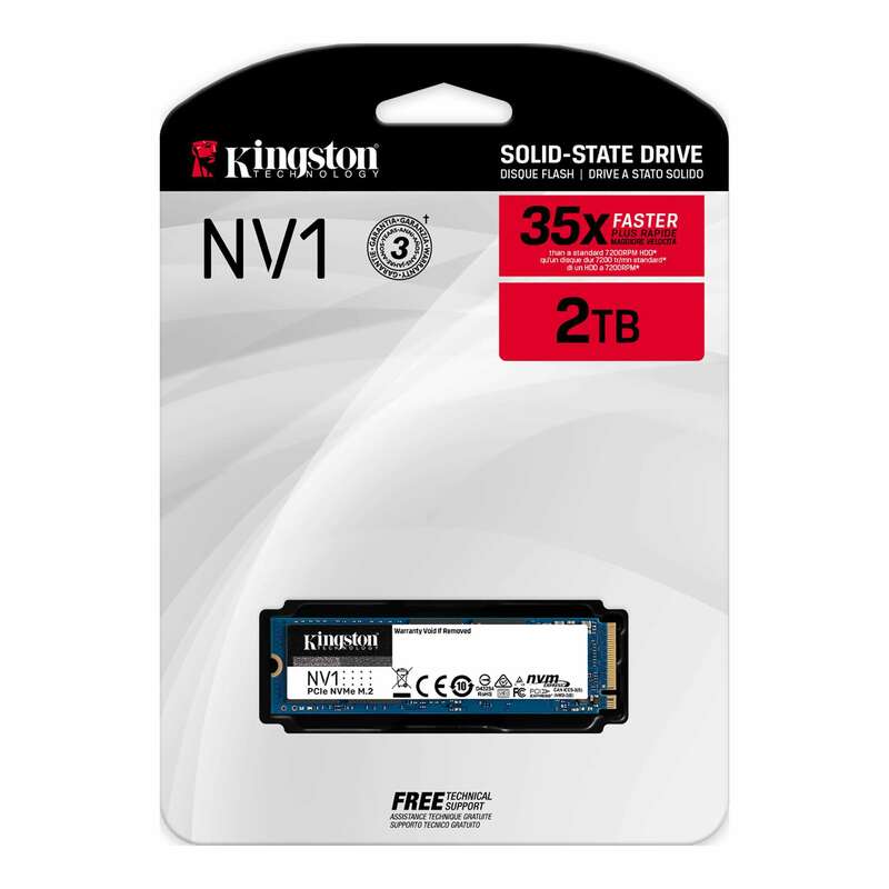 SSD накопичувач M.2 2TB Kingston PCIe 3.0 NV1 SNVS/2000G - фото - №2