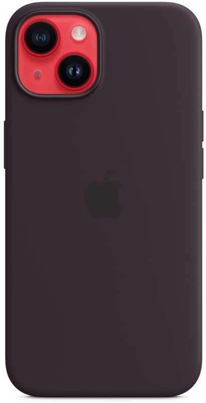 Чохол Apple Silicone Case with MagSafe (Elderberry) MPT03ZE/A для iPhone 14 фото