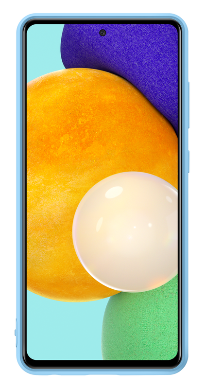 Чехол Samsung Silicone Cover (Blue) для Galaxy A52 EF-PA525TLEGRU фото