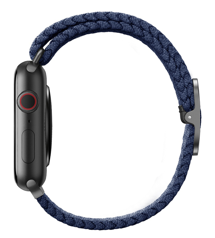 Ремінець UNIQ ASPEN BRAIDED (Oxford Blue) для Apple Watch 38/40 фото