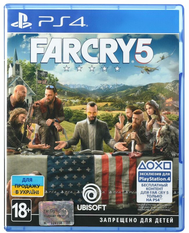 Диск Far Cry 5 (Blu-ray, Russian version) для PS4 (8112332) фото