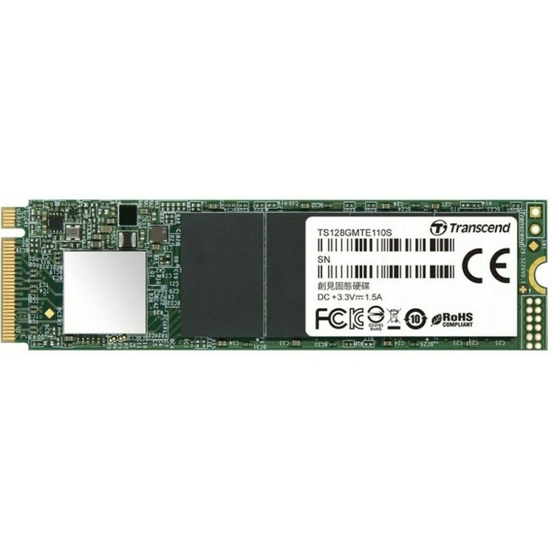 SSD Накопитель M.2 Transcend NVMe PCIe 3.0 4x 128GB MTE110 2280 TS128GMTE110S фото