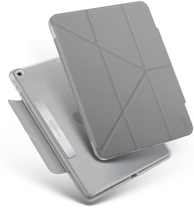 Чохол Uniq Camden New для iPad 10.2 Antimicrobial - Fossil (Grey) фото
