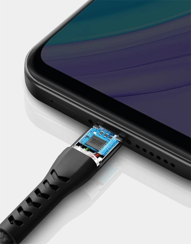 Kабель USB to USB-C Energea NyloFlex 3M (Black) фото