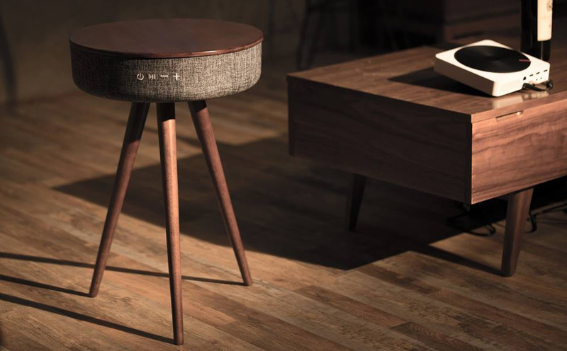 Акустика Blueman Table BT Speaker (Walnut) - фото - №3