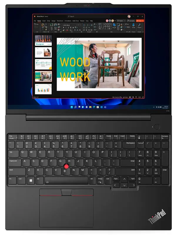 Ноутбук Lenovo ThinkPad E16 Gen 1 Graphite Black (21JQS9VD00) - фото - №7