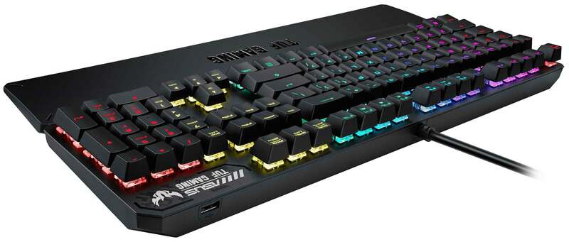 Ігрова клавіатура ASUS TUF Gaming K3 Kailh Brown UKR (90MP01Q1-BKMA00) фото