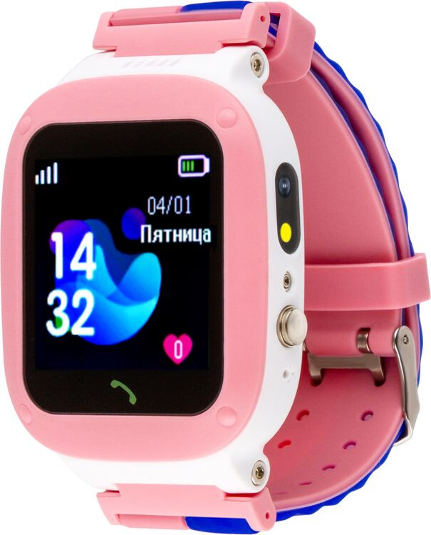 Детские смарт-часы AmiGo GO004 SP Camera+LED (Pink) 746404 фото
