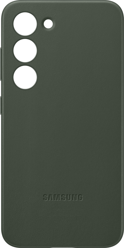 Чохол для Samsung S23 Plus Leather Case (Green) фото