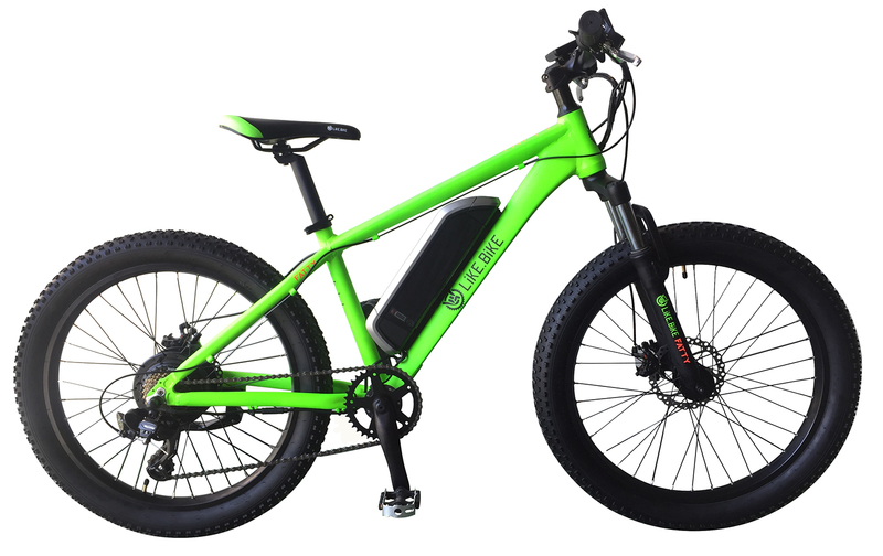 Електровелосипед Like.Bike Fatty (neon green) фото