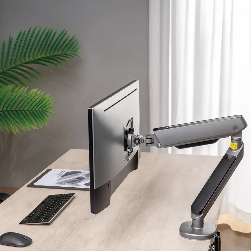 Настільне кріплення для монітора OfficePro MA901G plus 17-32" 2-9 кг RGB Gray - фото - №16