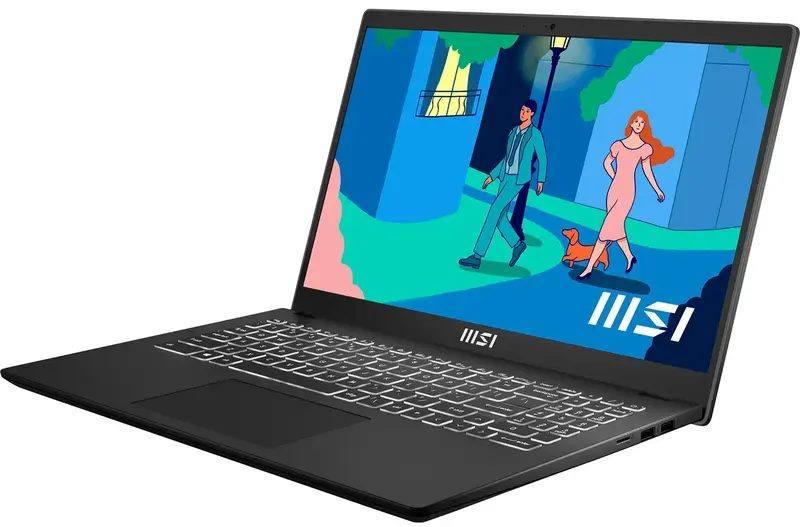 Ноутбук MSI Modern 15 B7M Classic Black (9S7-15HK12-468) фото