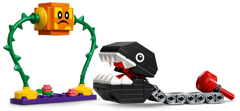 Конструктор LEGO Super Mario Додатковий рівень Зустріч у джунглях із кусакою на ланцюгу 71381 фото