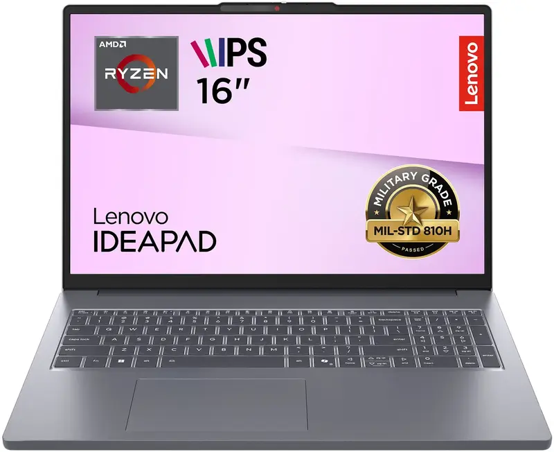 Ноутбук Lenovo IdeaPad Slim 3 16ARP10 Luna Grey (83K8006KRA) - фото - №0