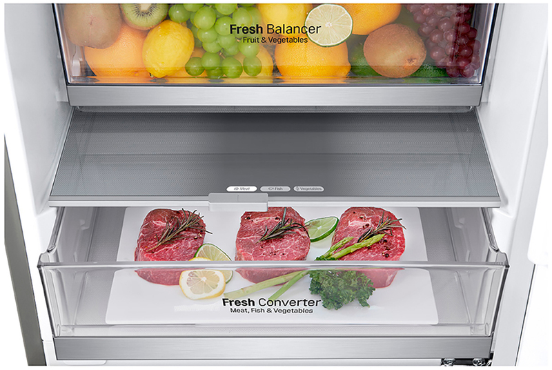 Двухкамерный холодильник LG GW-B509PSAX фото