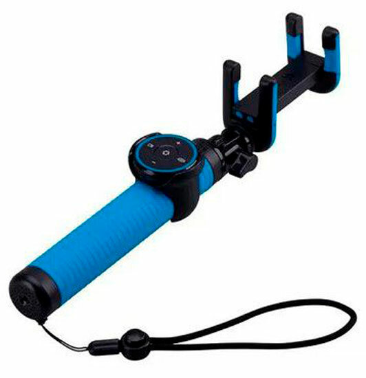 Монопод Momax Selfie Hero Bluetooth Selfie Pod 150cm (Blue/Black) KMS8D фото
