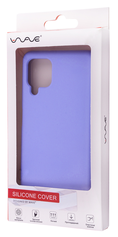 Чохол для Samsung A22/M32 WAVE Full Silicone Cover (light purple) фото