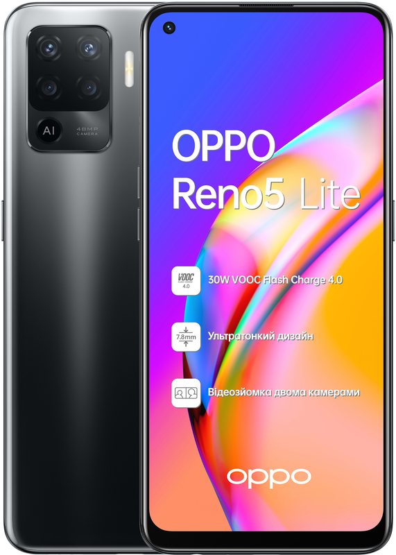 OPPO Reno5 Lite 8/128GB (Fluid Black) фото