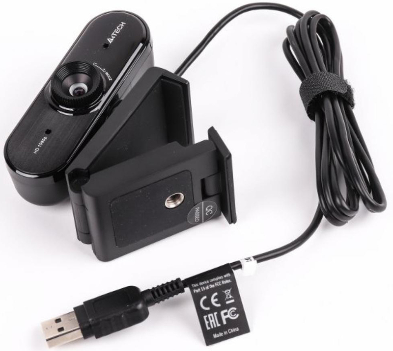 Веб-камера A4TECH 1080P USB 2.0 вбудований мікрофон (PK-935HL) фото